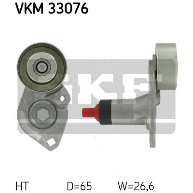VKM 33076 SKF Натягувач поліклинового ременя